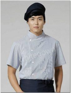 hot-unisex-japanese-korea-style-100-cotton-chef-cook-uniform-hotel-salon-chef-shirt-work-wear-cooking 3